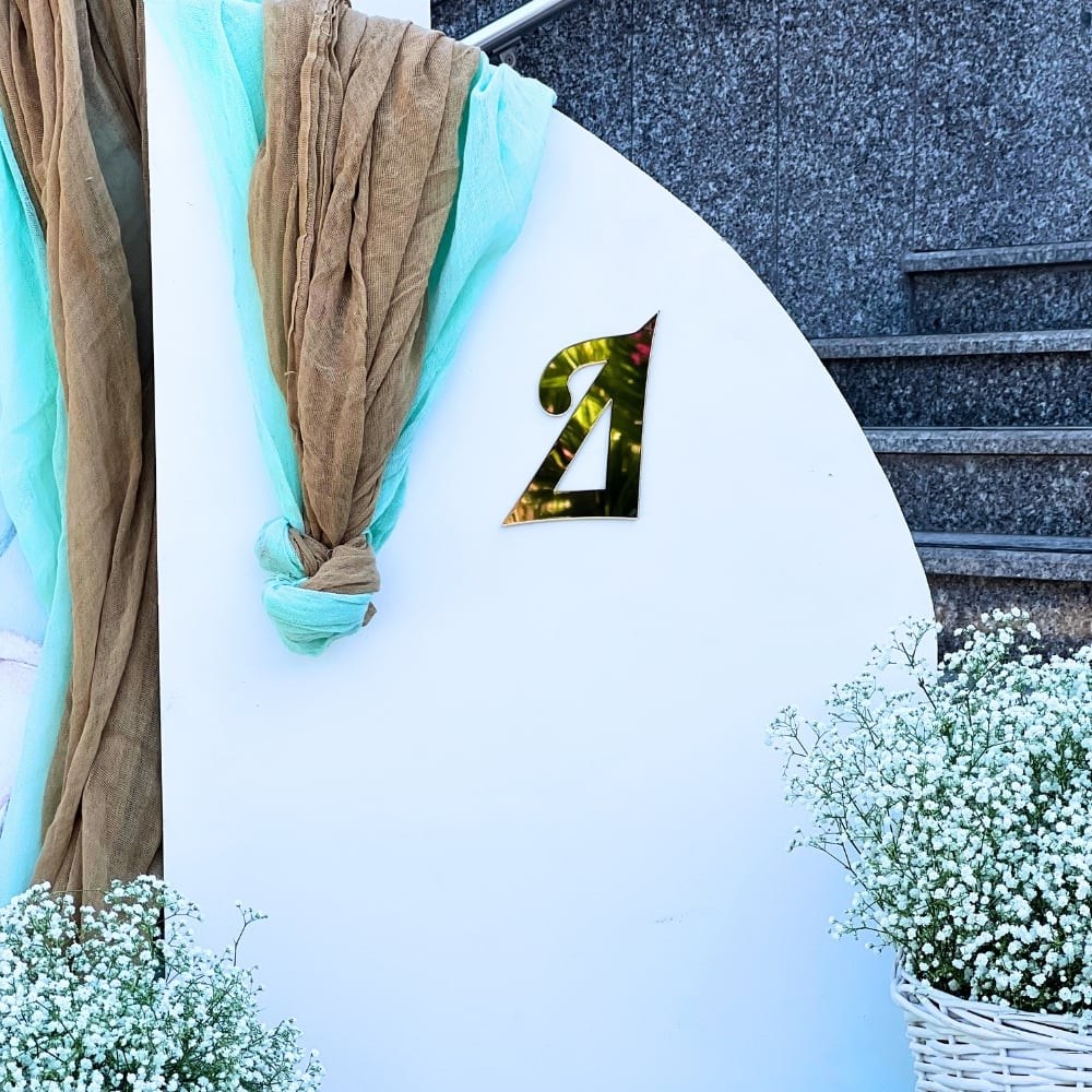 Στολισμός βάπτισης για αγόρι με θέμα το αερόστατο και το ελεφαντάκι