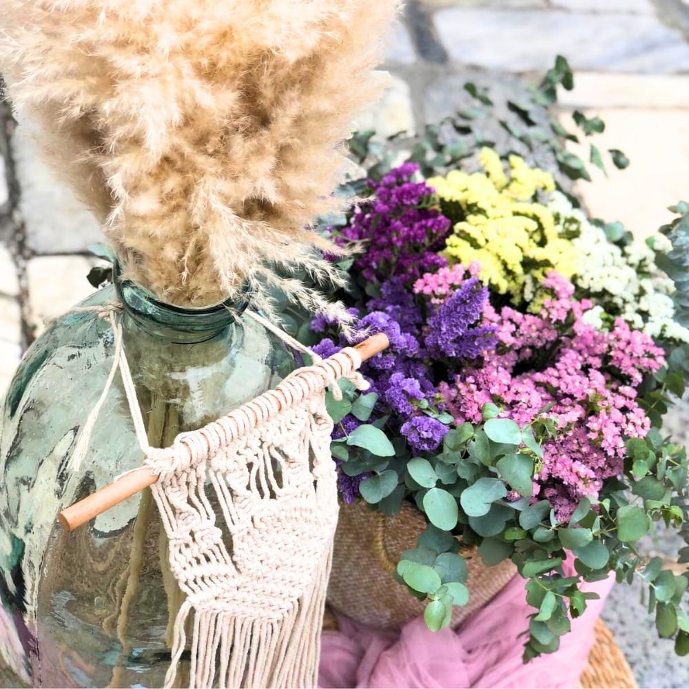 Φλοράλ στολισμός βάπτισης για κορίτσι