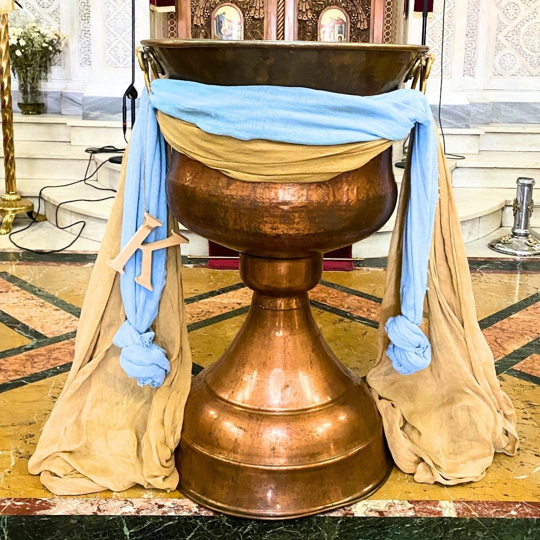 Στολισμός κολυμπήθρας για αγόρι με υφάσματα