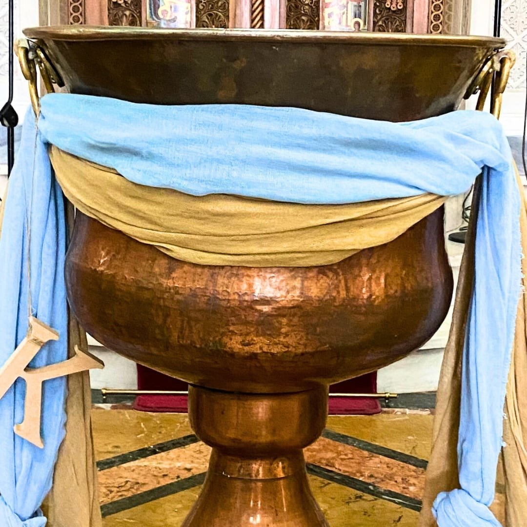 Στολισμός κολυμπήθρας για αγόρι με υφάσματα