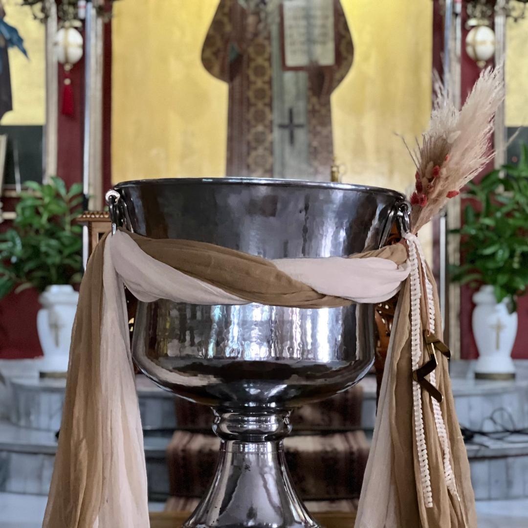 Στολισμός κολυμπήθρας σε boho style