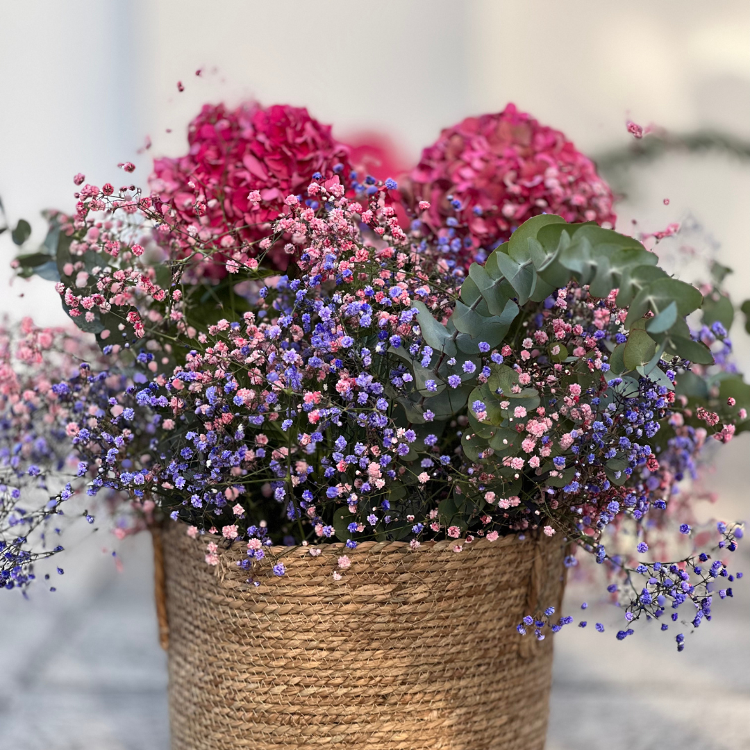 Στολισμός βάπτισης για κορίτσι - Στολισμός με γυψοφίλη