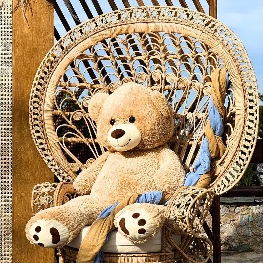 Στολισμός βάπτισης για αγόρι με θέμα το αρκουδάκι