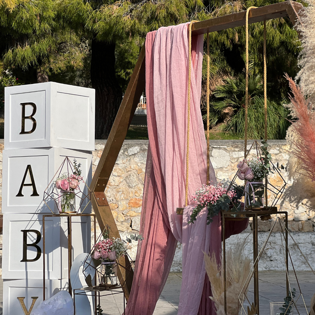 Στολισμός βάπτισης για κορίτσι - Θέμα βάπτισης κύκνος