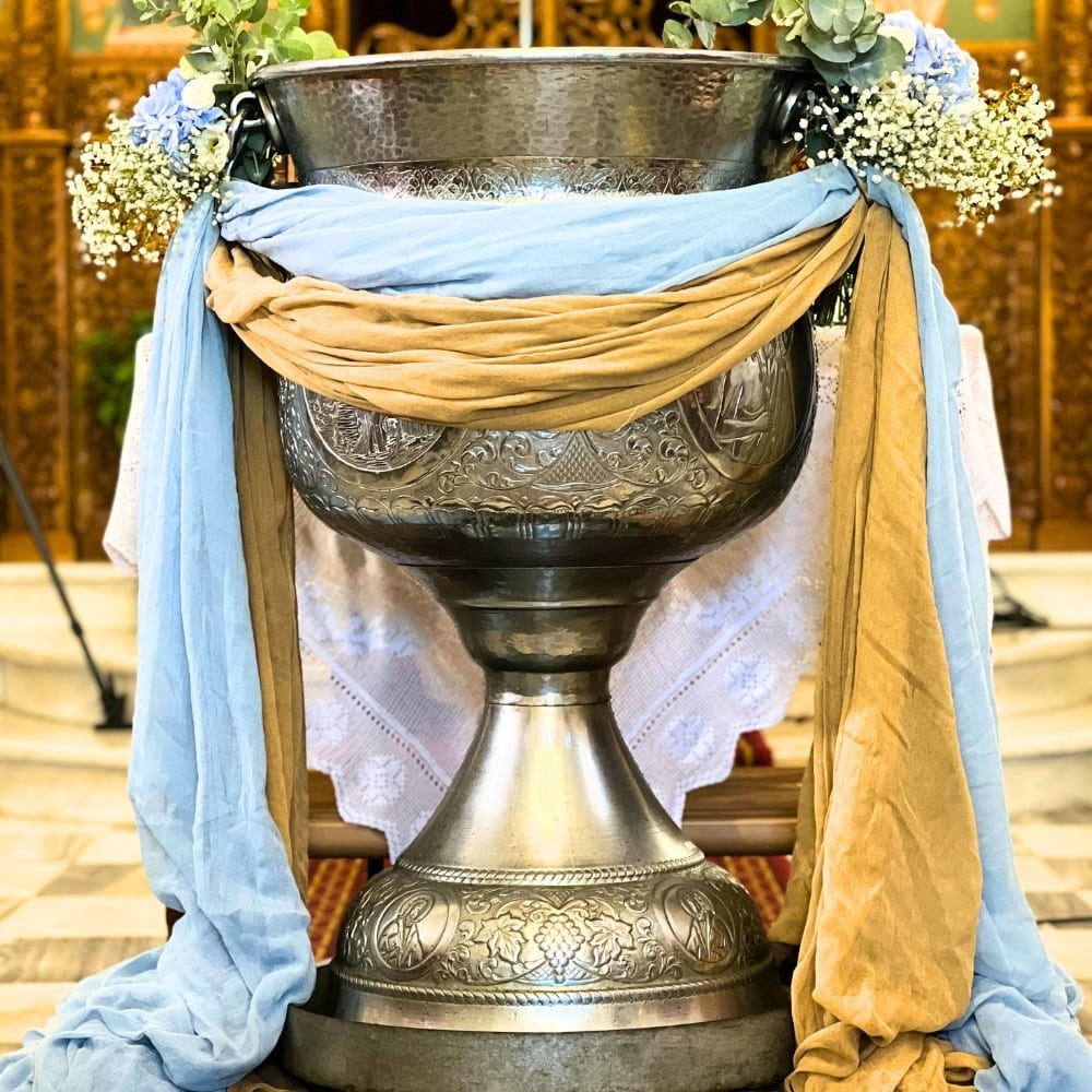 Στολισμός βάπτισης για κορίτσι με θέμα το αρκουδάκι