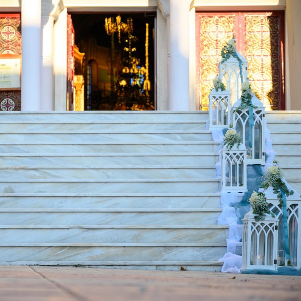 Ο στολισμός γάμου του Κώστα και της Αγγελικής