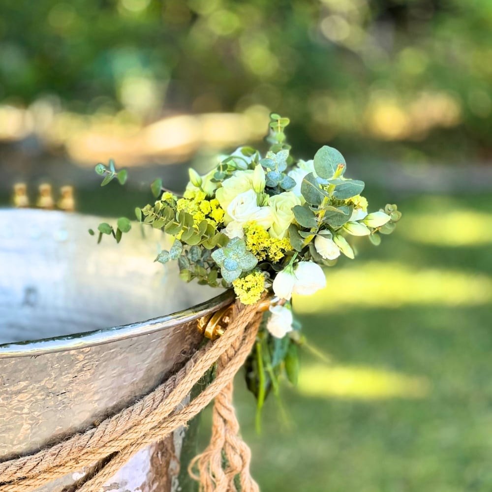 Διακόσμηση κολυμπήθρας σε κτήμα