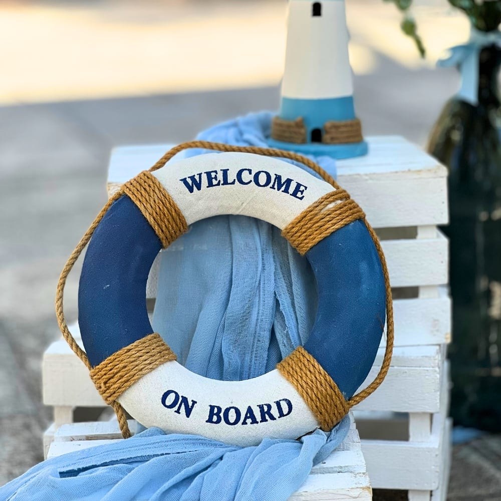 Στολισμός βάπτισης για αγόρι - Ναυτικό θέμα