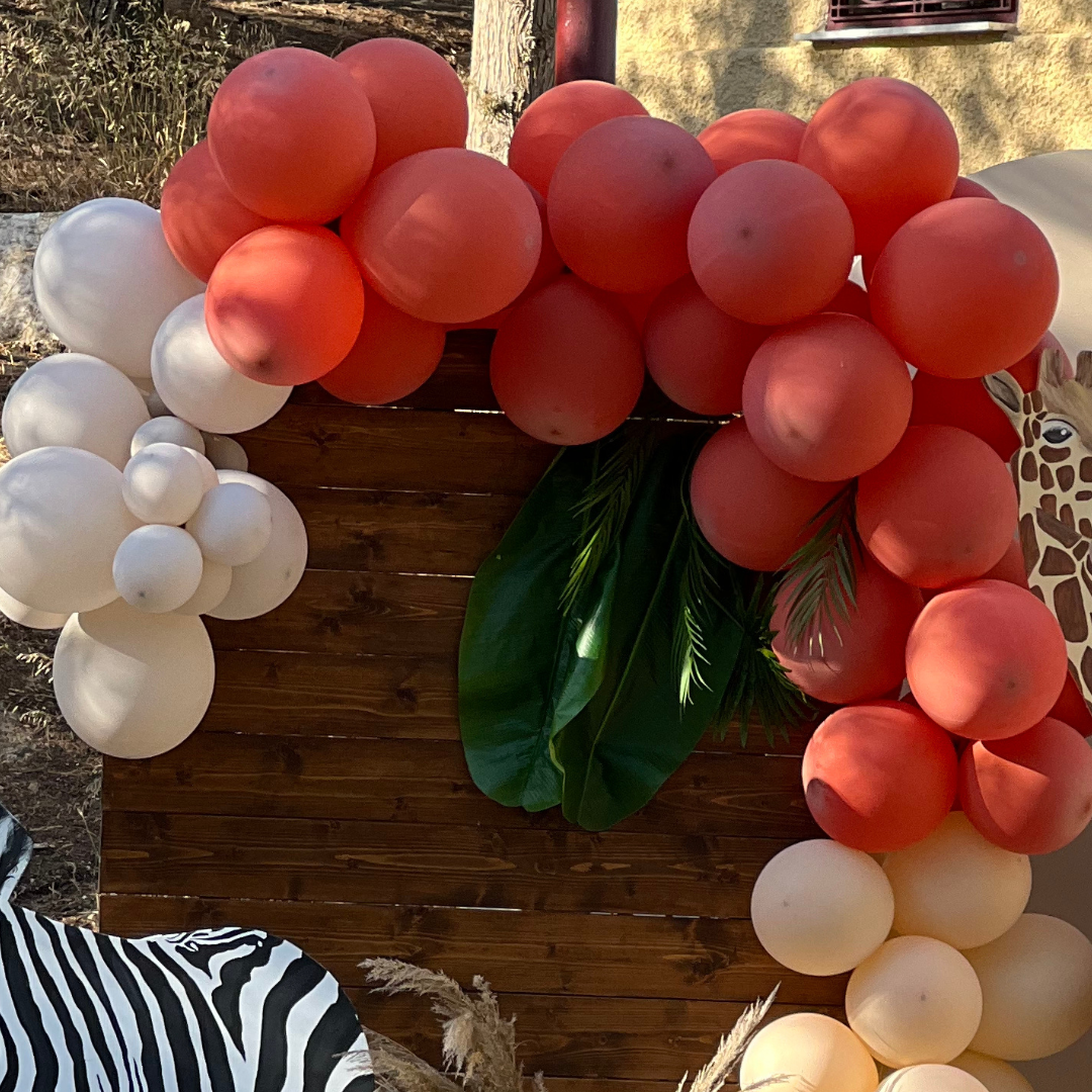 Στολισμός βάπτισης για αγόρι με θέμα βάπτισης ζωάκια της ζούγκλας