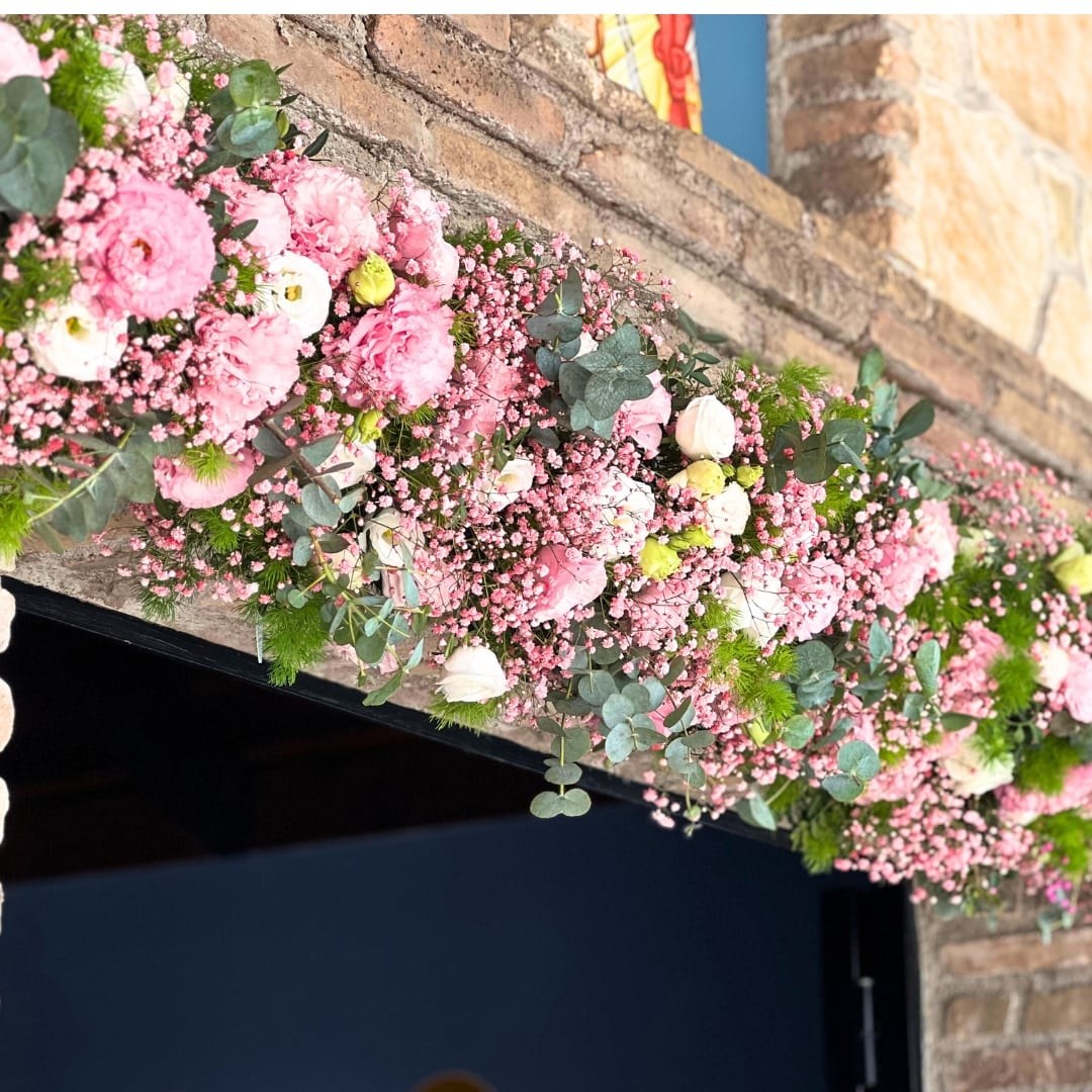 Στολισμός βάπτισης για κορίτσι με θέμα την πεταλούδα