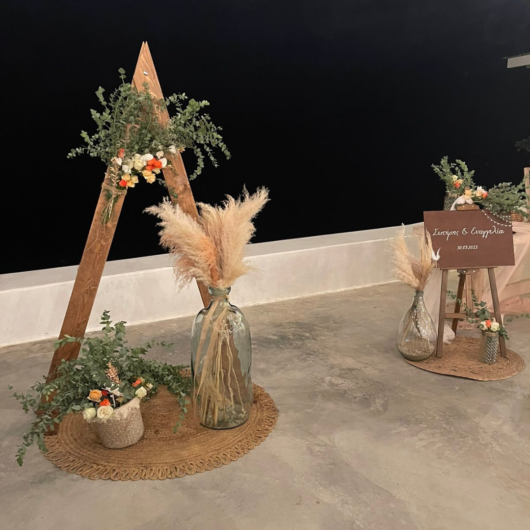 Στολισμός γάμου σε νησί - Στολισμός δεξίωσης γάμου