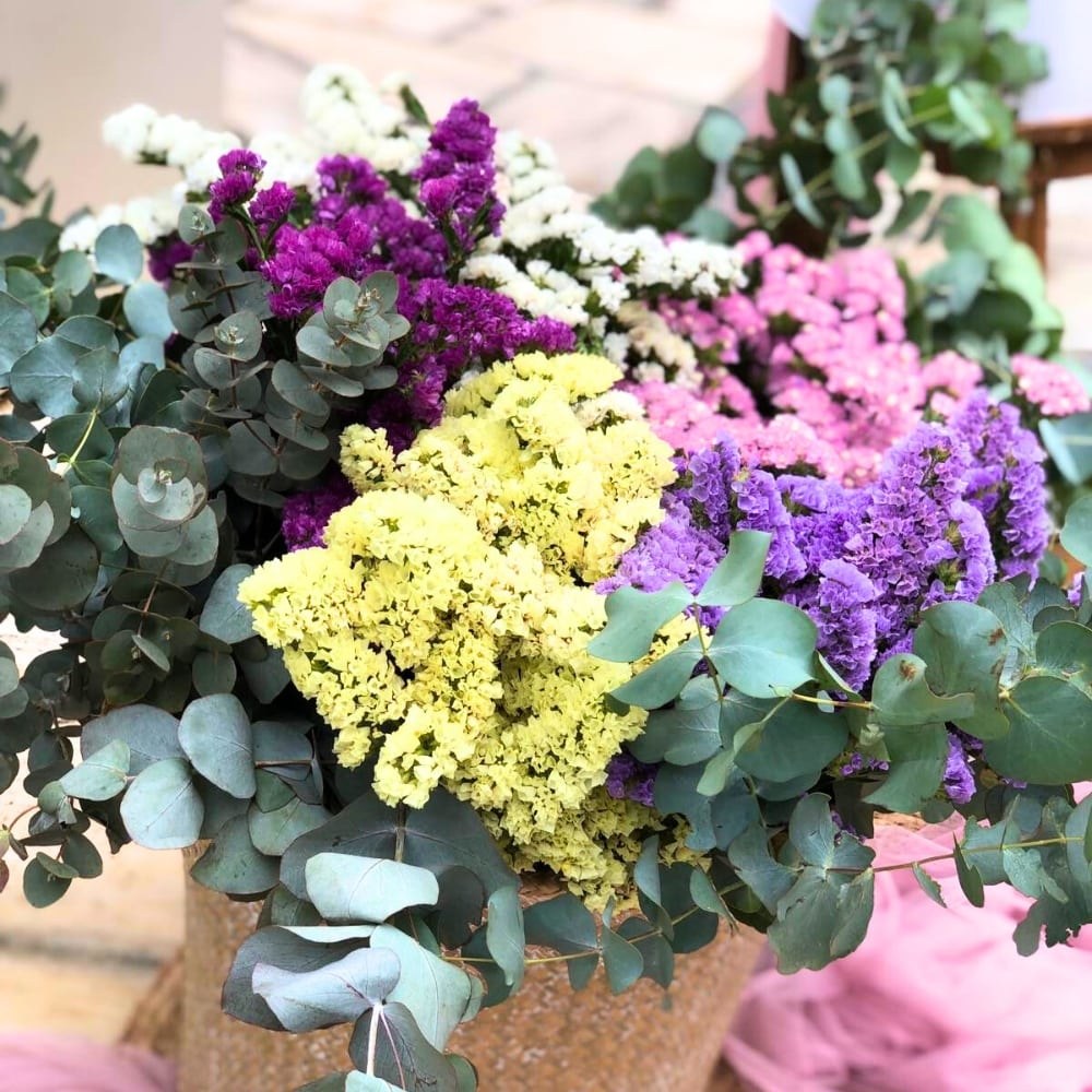 Φλοράλ στολισμός βάπτισης για κορίτσι