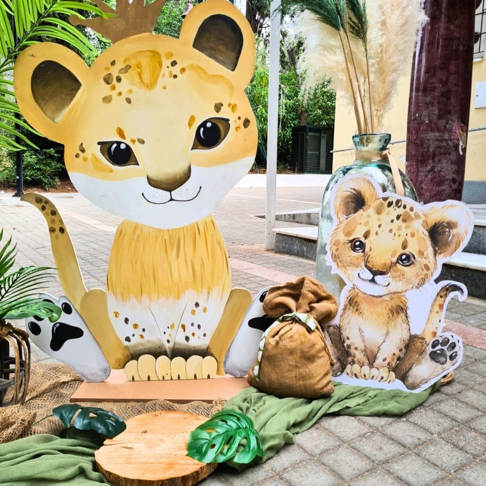 Στολισμός βάπτισης για αγόρι με θέμα το λιοντάρι