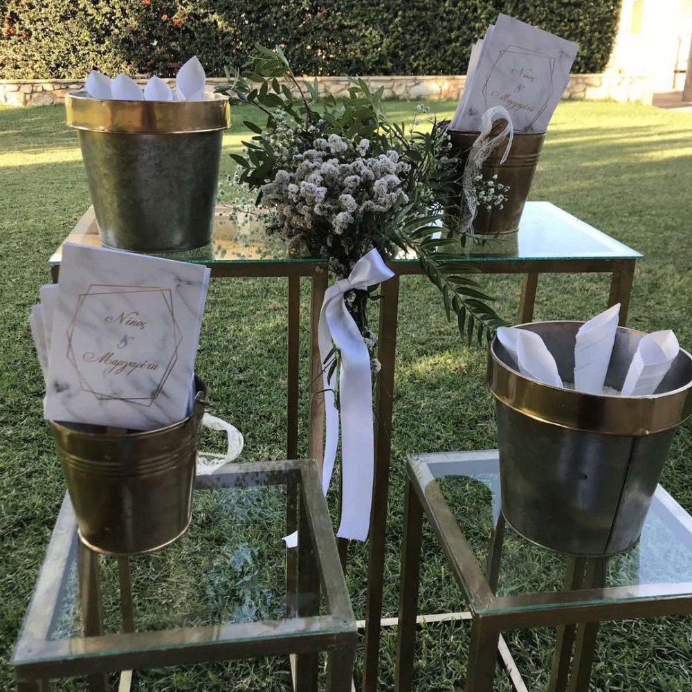 Στολισμός γάμου σε κτήμα