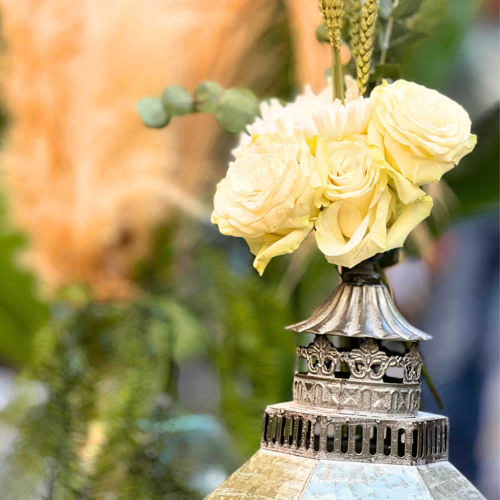 Boho στολισμός γάμου και βάπτισης με θέμα λιονταράκι