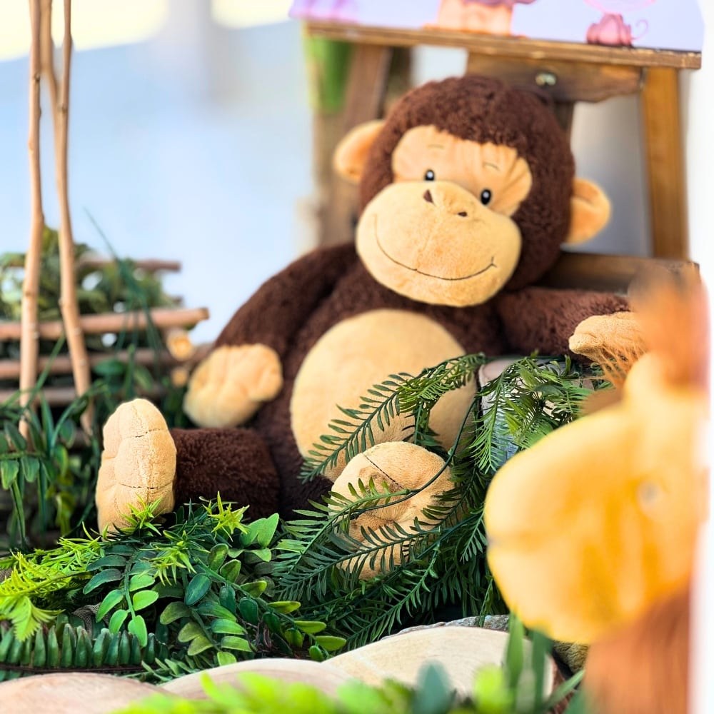 Στολισμός βάπτισης για αγόρι με ζώα της ζούγκλας