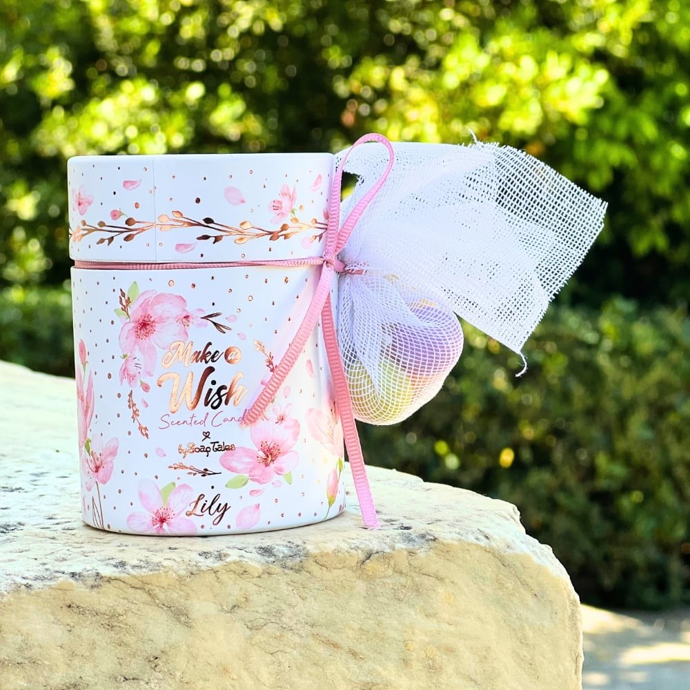 Ρομαντικός στολισμός βάπτισης για κορίτσι με το πολύγωνο