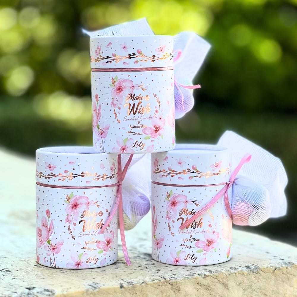 Ρομαντικός στολισμός βάπτισης για κορίτσι με το πολύγωνο