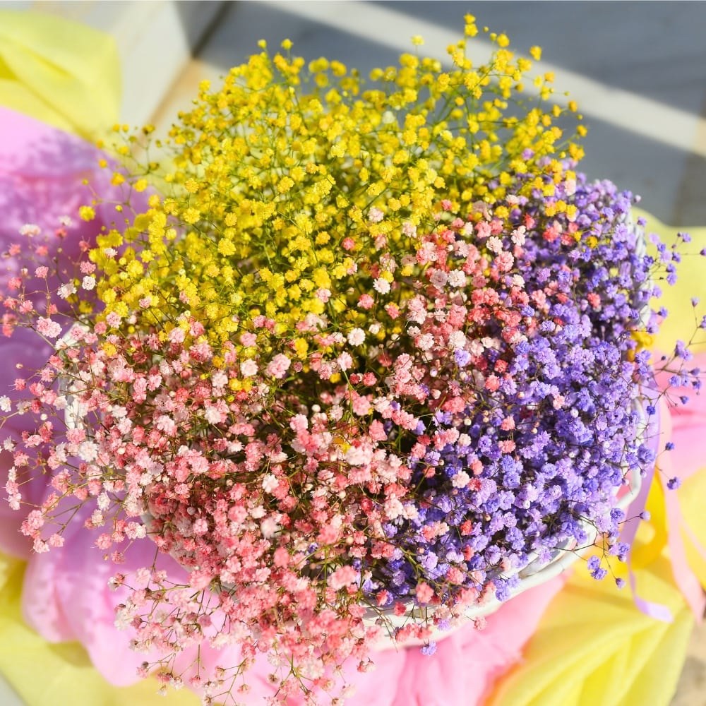 Στολισμός βάπτισης για κορίτσι με θέμα το ουράνιο τόξο