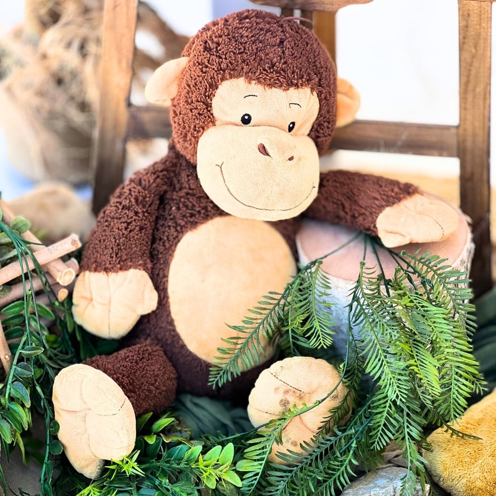 Στολισμός βάπτισης για αγόρι με ζώα της ζούγκλας