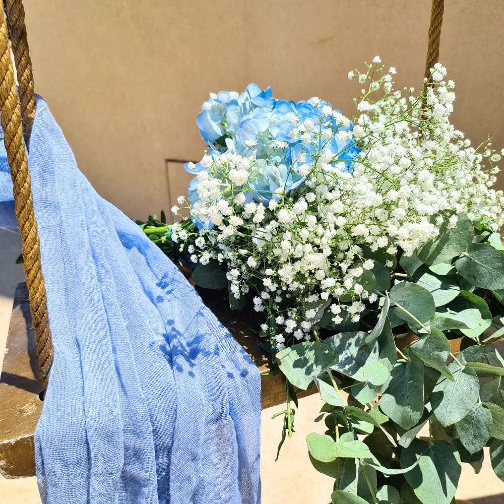 Στολισμός βάπτισης για αγόρι με πολύγωνο