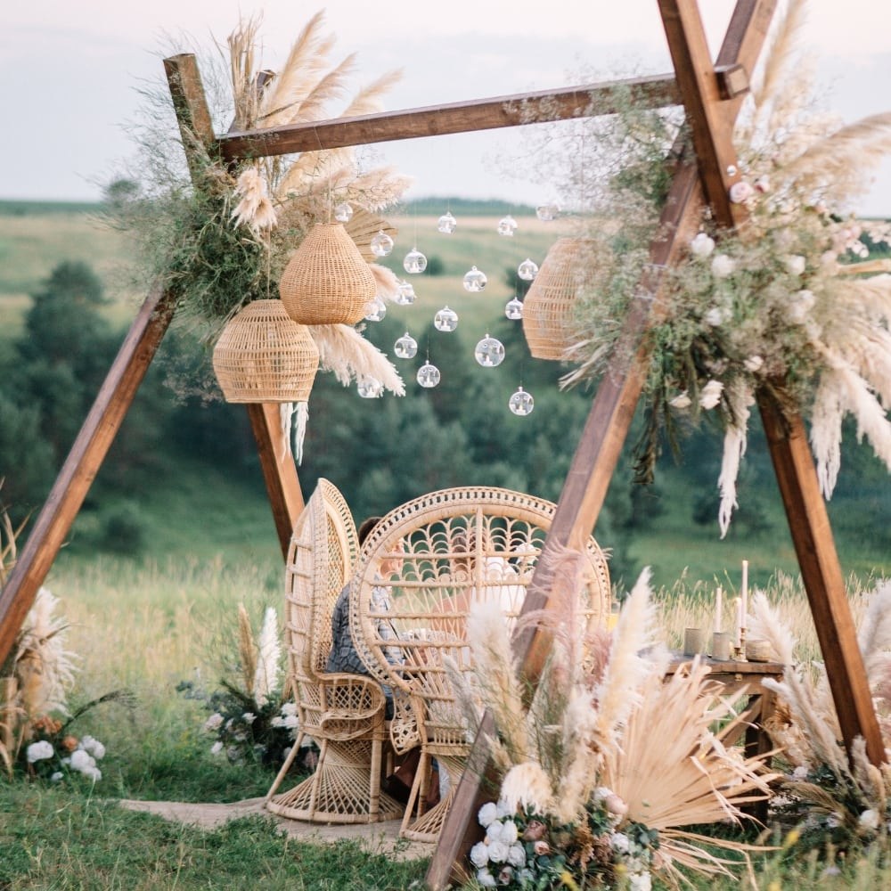 Ο στολισμός γάμου του Μιχάλη και της Παναγιώτας - Στολισμός γάμου boho  