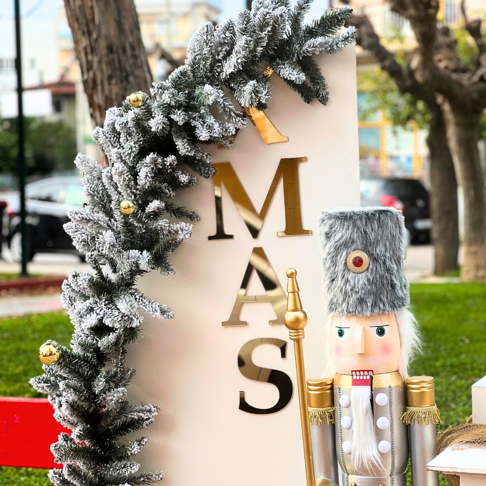 Candy bar βάπτισης για Χριστούγεννα