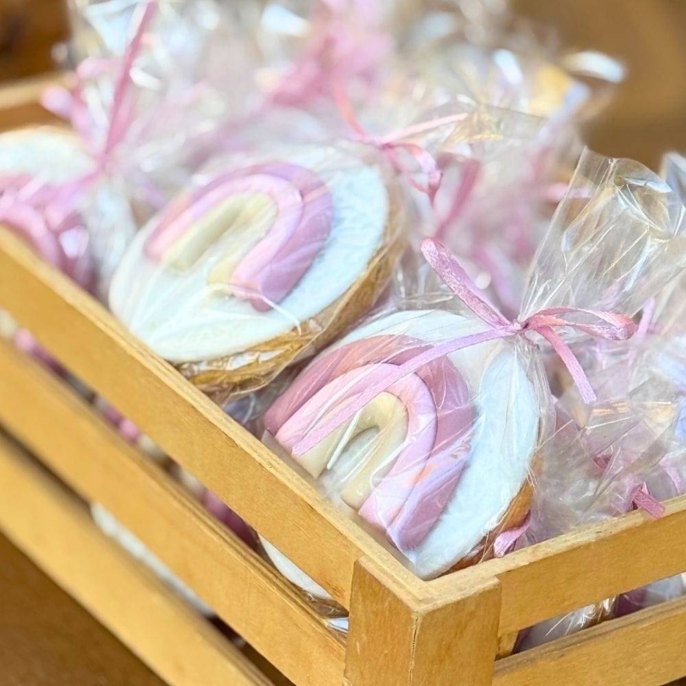 Boho rainbow candy bar βάπτισης για κορίτσι