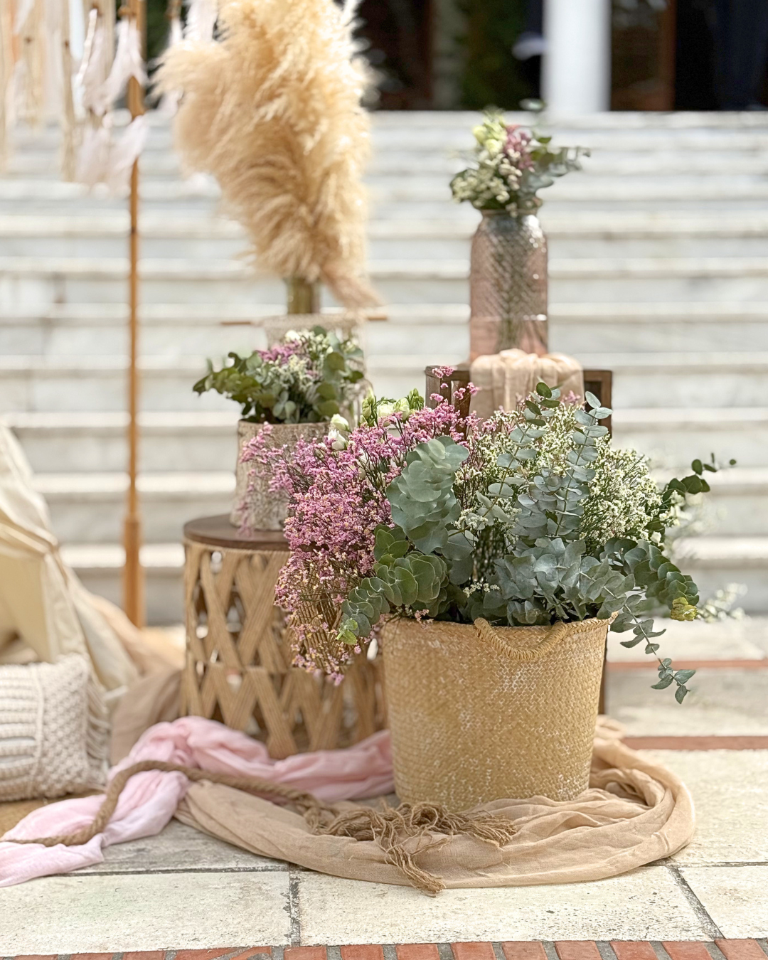 Boho στολισμός βάπτισης