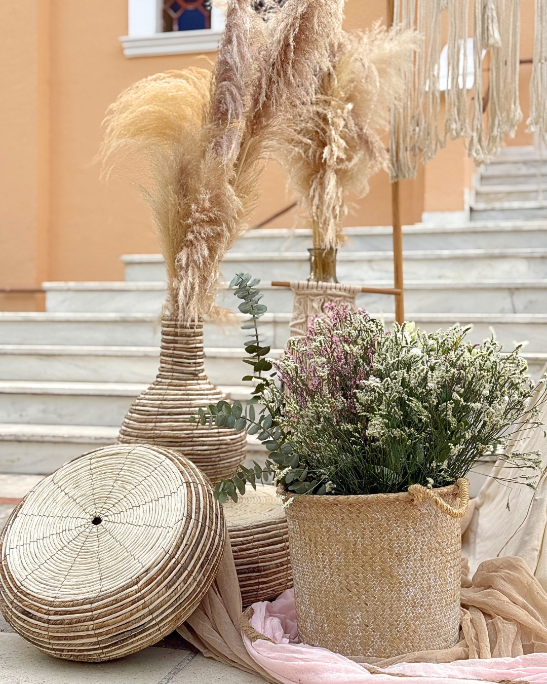 Boho στολισμός βάπτισης