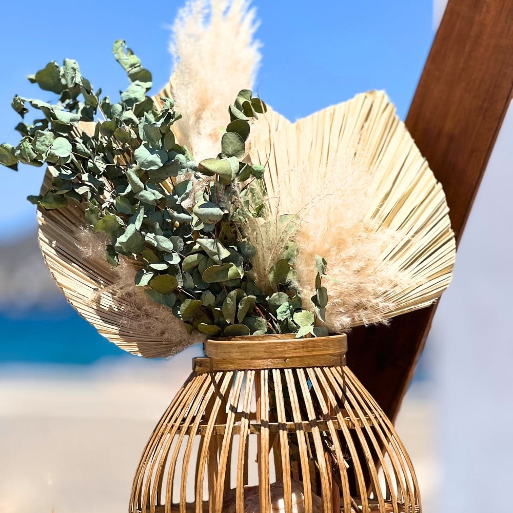 Boho στολισμός βάπτισης για κορίτσι