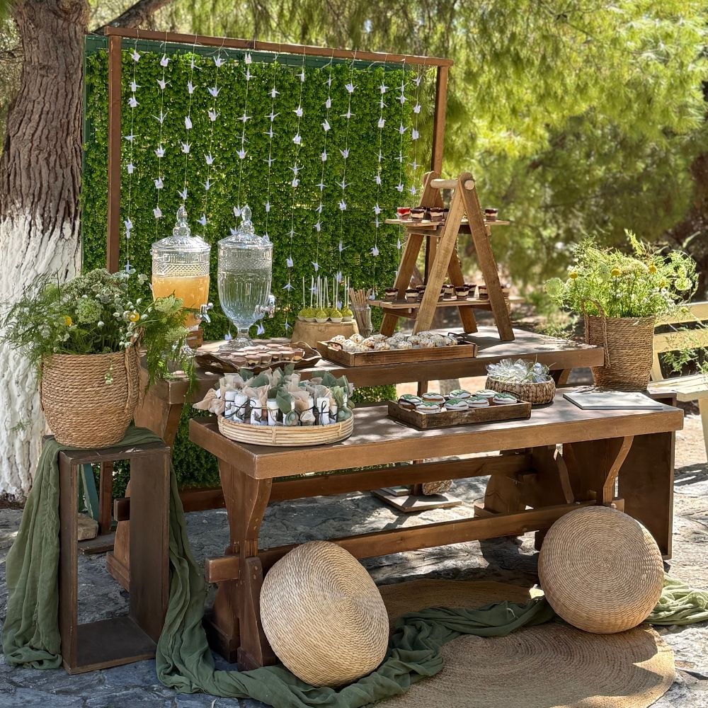 Candy bar βάπτισης για αγόρι