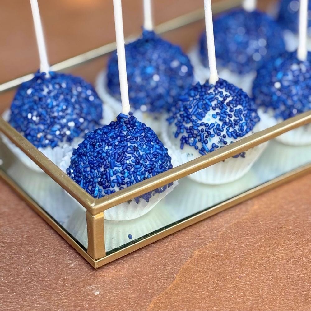 Candy bar βάπτισης με λουλούδια για βάπτιση αγοριού