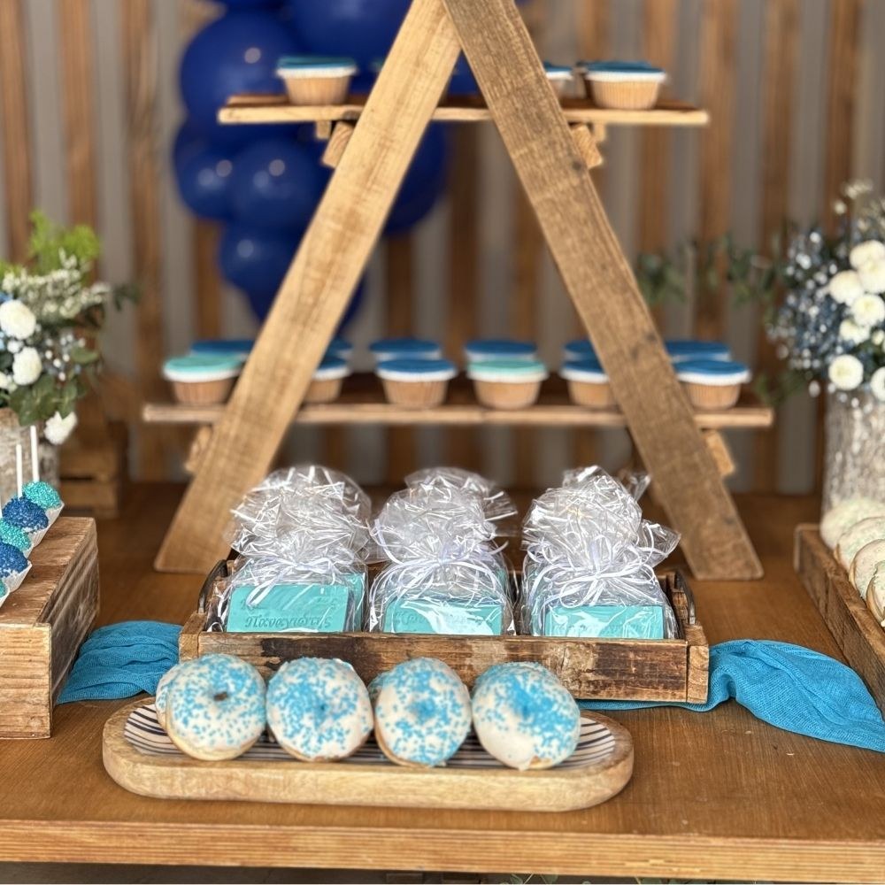 Candy bar βάπτισης boho - chinoiserie