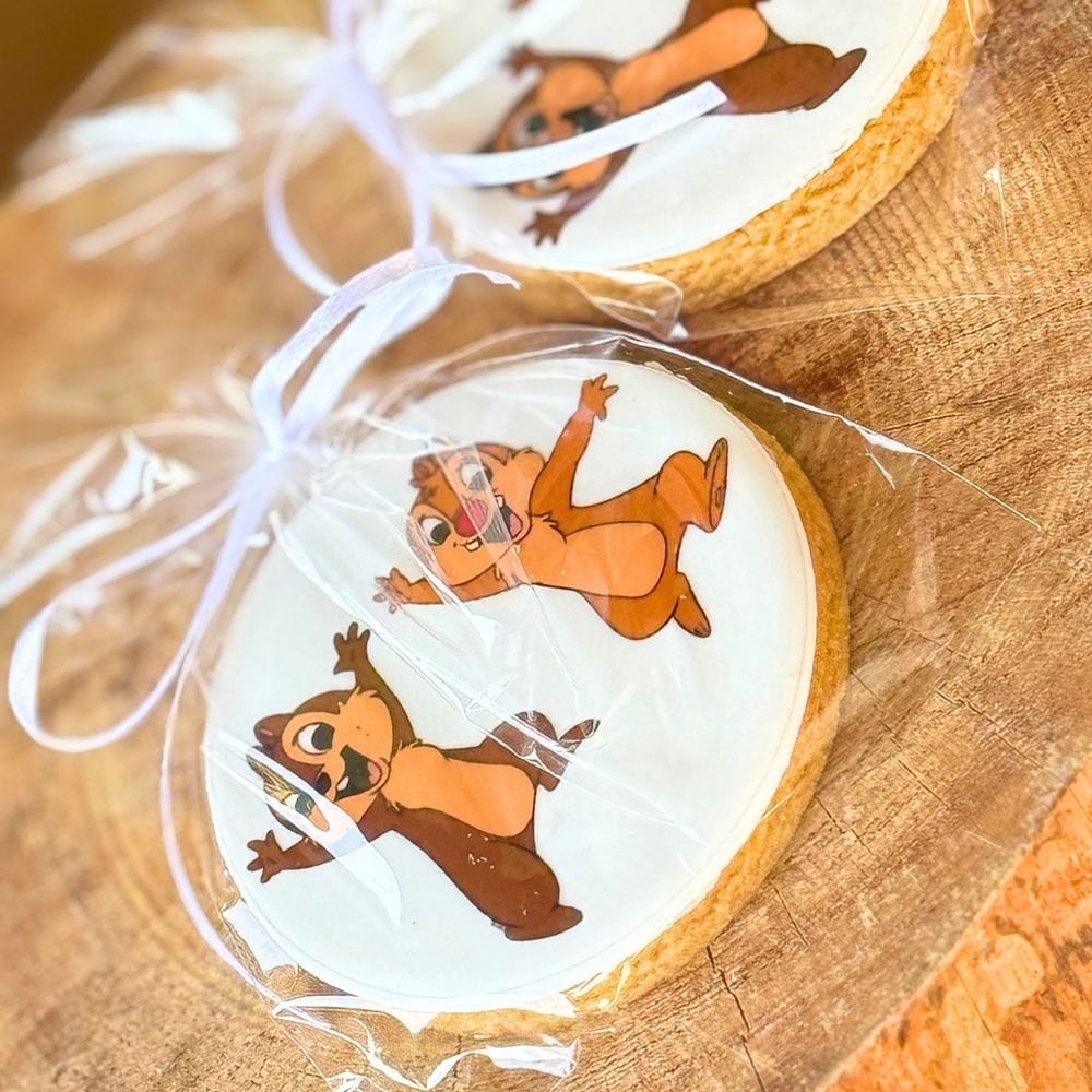 Candy bar βάπτισης για δίδυμα με θέμα τα σκιουράκια