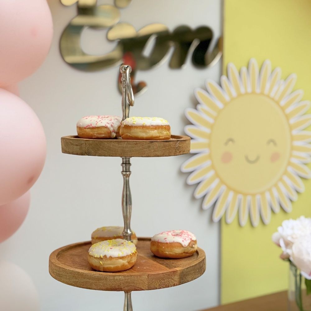 Candy bar βάπτισης για κορίτσι με θέμα τον ήλιο