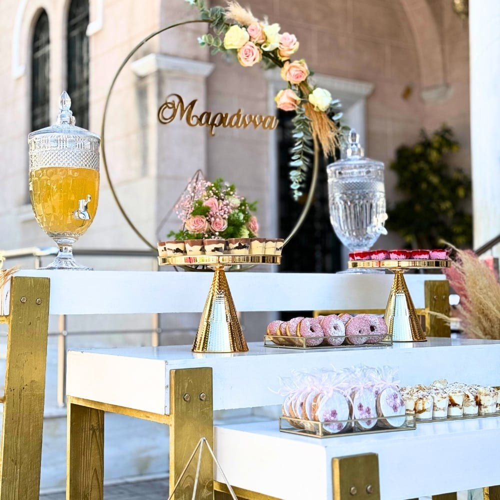 Candy bar βάπτισης για κορίτσι