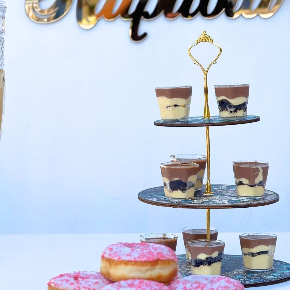 Candy bar βάπτισης με θέμα το παγώνι