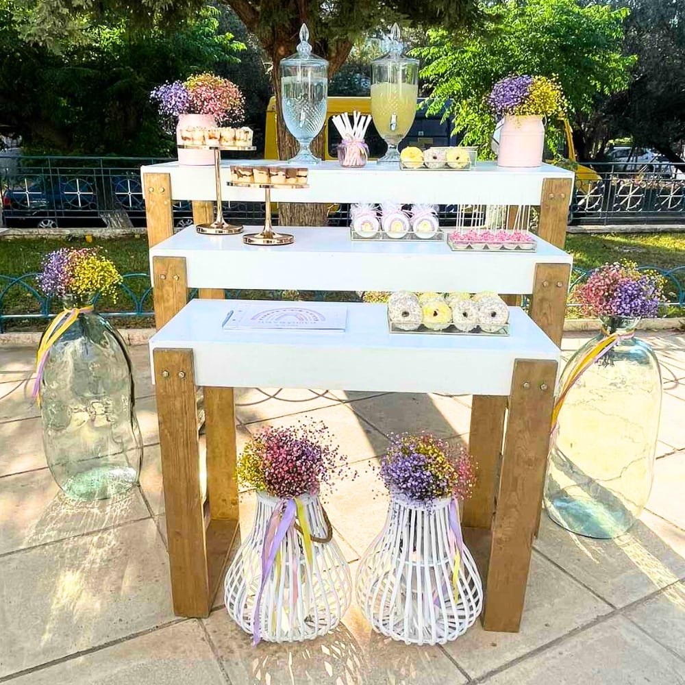 Candy bar βάπτισης για κορίτσι