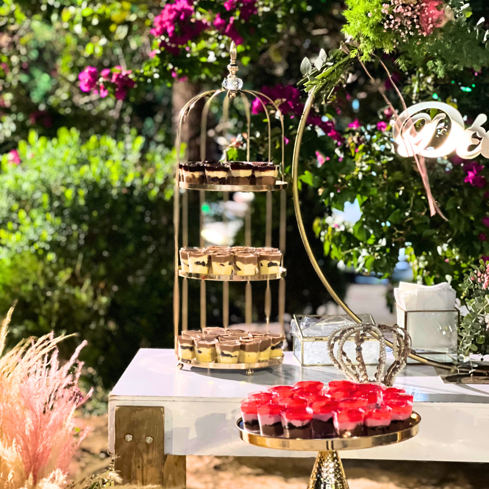 Candy bar βάπτισης για κορίτσι με θέμα πριγκίπισσα - κορώνα