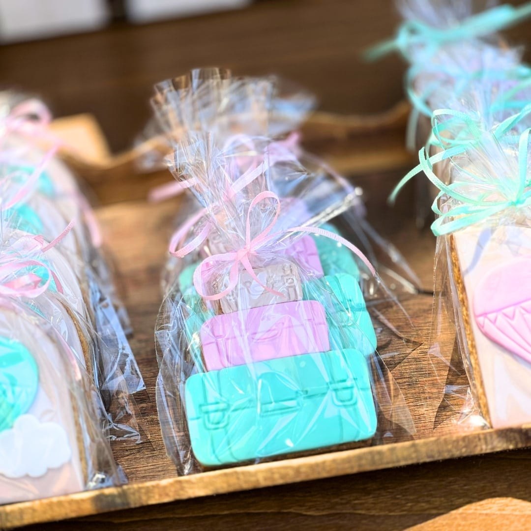 Candy bar βάπτισης για κορίτσι με θέμα το ταξίδι