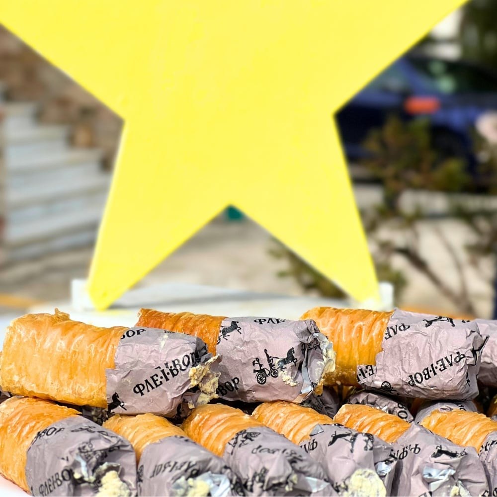 Candy bar βάπτισης για αγόρι με θέμα rock star