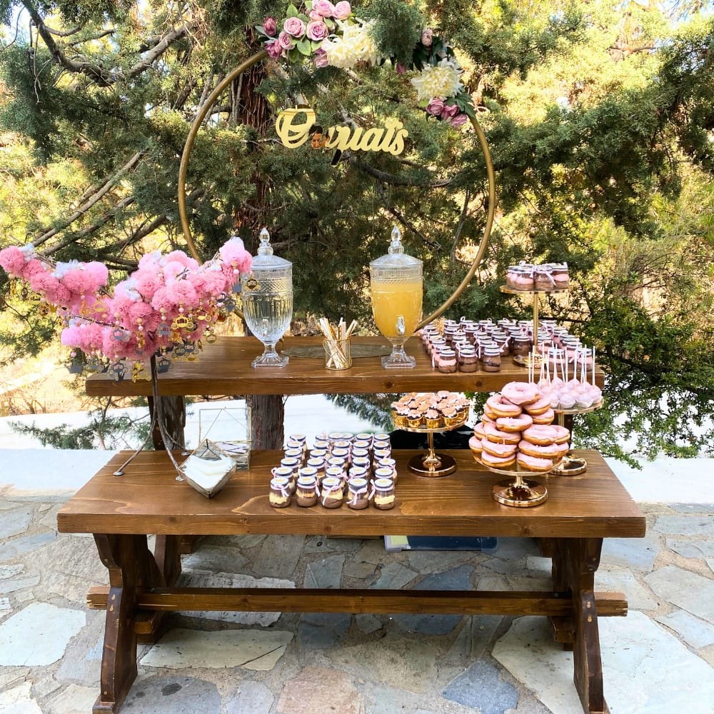 Candy bar βάπτισης για κορίτσι