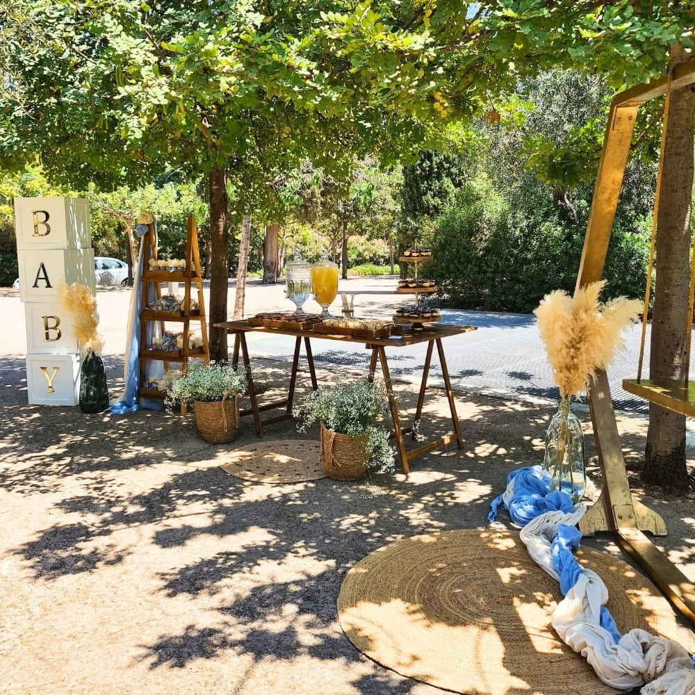 Candy bar βάπτισης για αγόρι