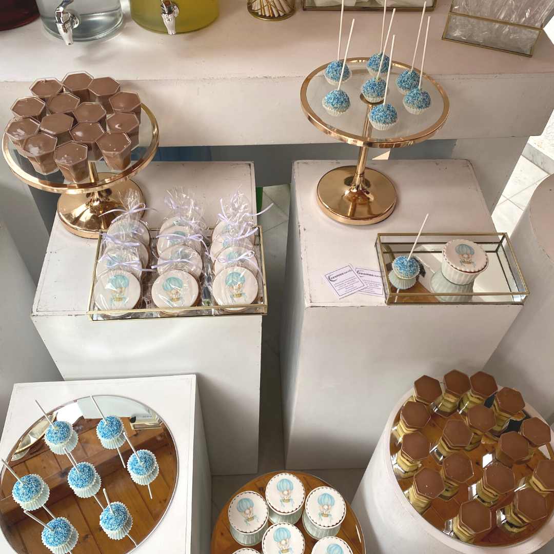 Candy bar βάπτισης για αγόρι με ελεφαντάκι