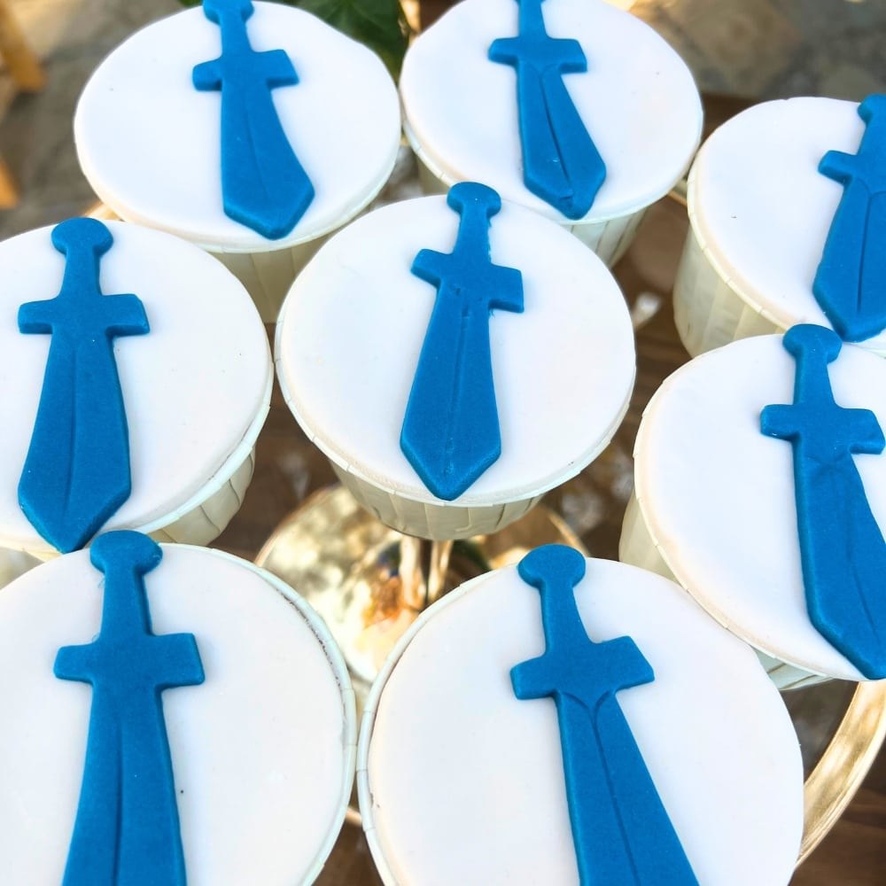 Candy bar βάπτισης για στολισμό με θέμα τον ιππότη