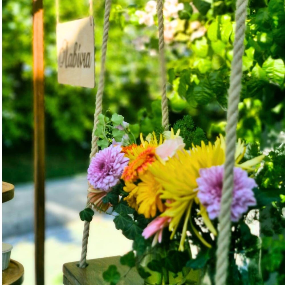 Candy bar βάπτισης φλοράλ