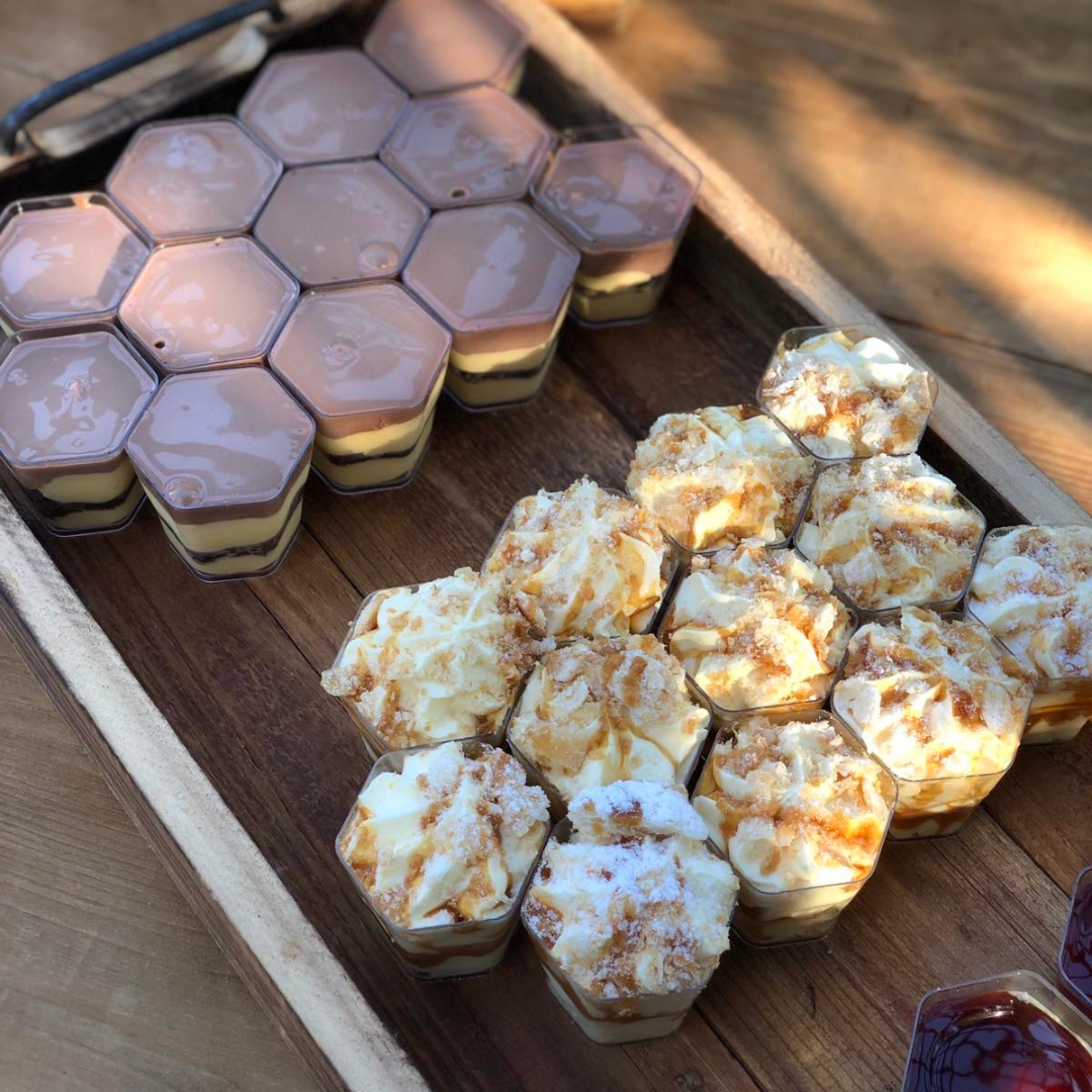 Candy bar βάπτισης με θέμα το λεμόνι και το αρκουδάκι