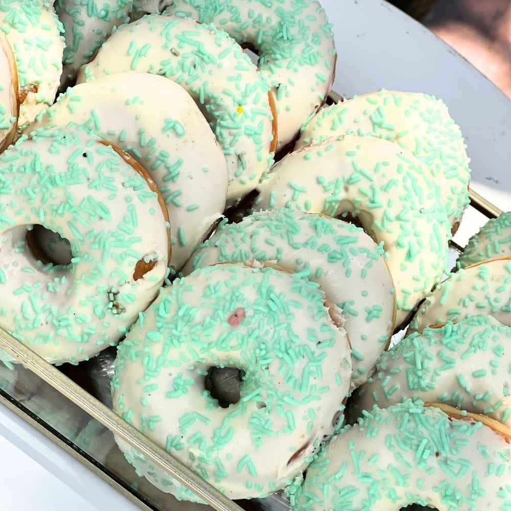 Candy bar βάπτισης με αερόστατο και ελεφαντάκι