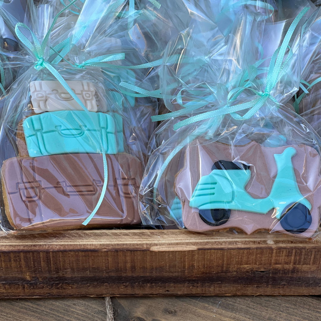 Candy bar βάπτισης με θέμα το ταξίδι